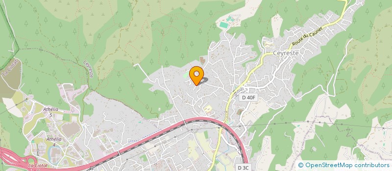localisation de l'entreprise CALANQUES INVES'T IMMO à CEYRESTE