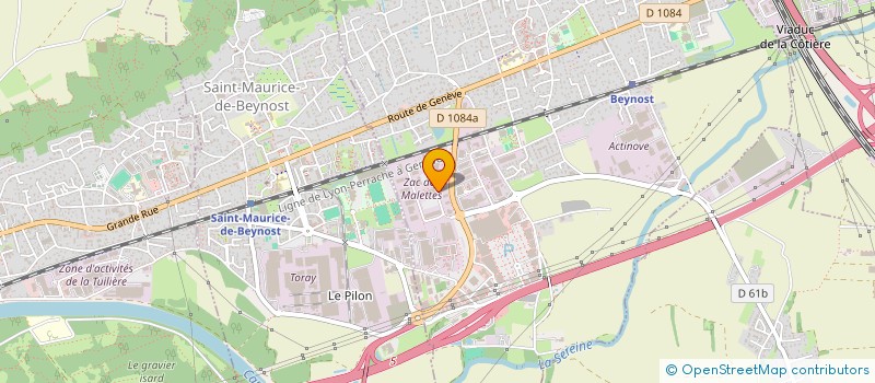 localisation de l'entreprise CALAO 181 à BEYNOST