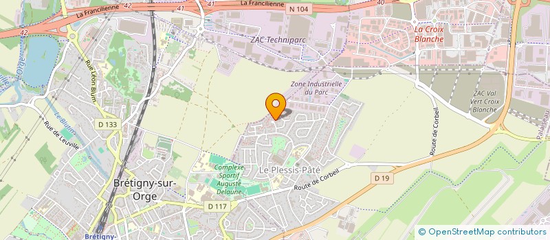 localisation de l'entreprise CALAO 2 à DONZERE