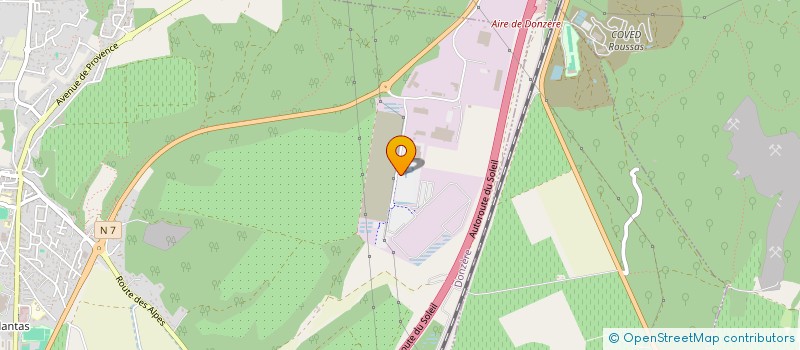 localisation de l'entreprise CALAO 20 à DONZERE