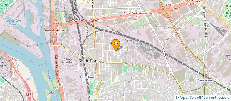 localisation de l'entreprise CALAO à SAINT-FONS