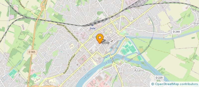 localisation de l'entreprise CALAO à DOLE