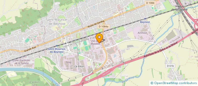 localisation de l'entreprise CALAO 52 à BEYNOST