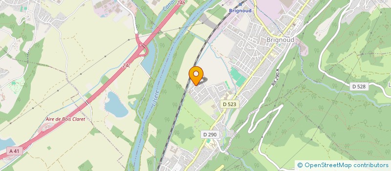 localisation de l'entreprise CALAO NEERE  VILLARD-BONNOT