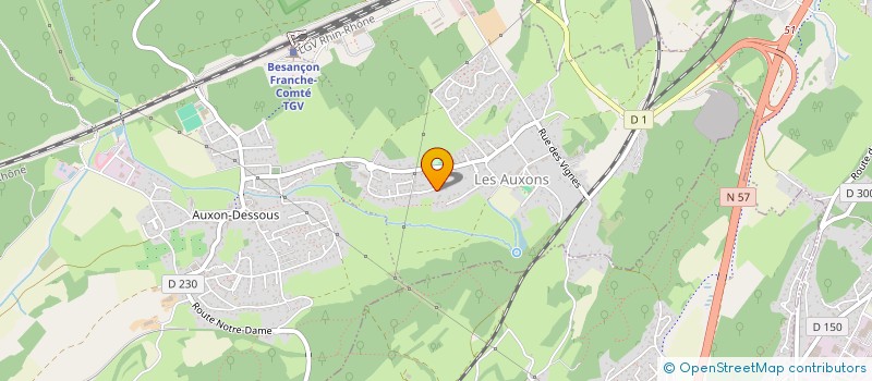 localisation de l'entreprise CALAP  LES AUXONS