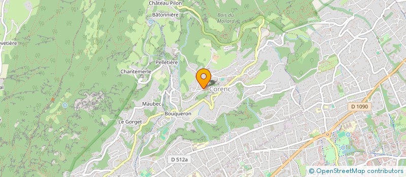 localisation de l'entreprise CALAQUE X-RAY  CORENC