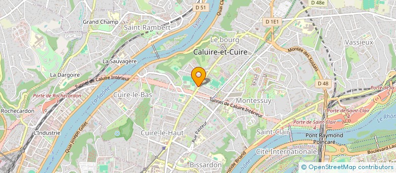 localisation de l'entreprise CALAT  CALUIRE-ET-CUIRE