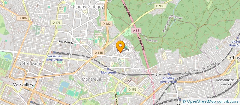 localisation de l'entreprise CALATHEA LAVA à VERSAILLES