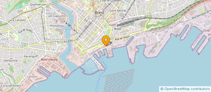 localisation de l'entreprise CALAU  BREST