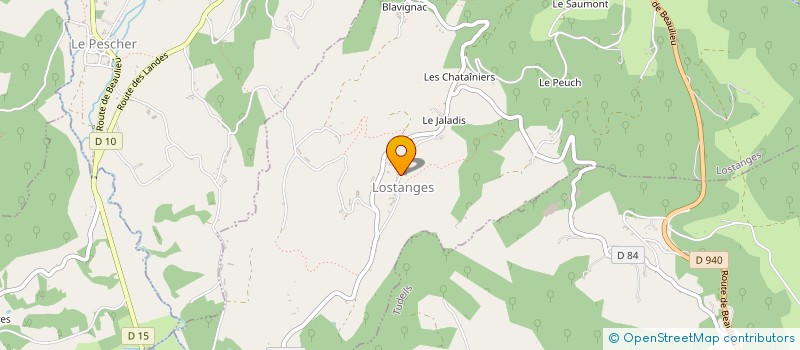 localisation de l'entreprise CALAUAM à COLLONGES-LA-ROUGE