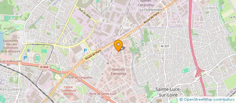 localisation de l'entreprise CALAUMA  NANTES
