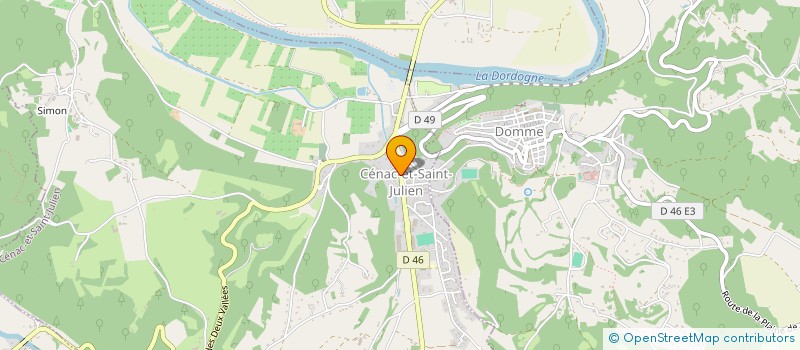 localisation de l'entreprise CALAUPSI  CENAC-ET-SAINT-JULIEN