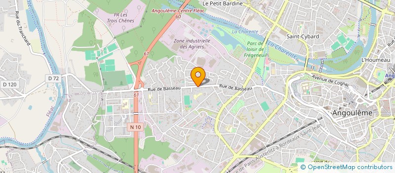 localisation de l'entreprise CALAWIED INVEST à ANGOULEME