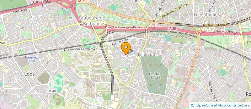 localisation de l'entreprise CALBACK PRODUCTION à LILLE