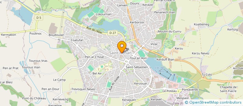 localisation de l'entreprise CALBEA  SAINT-RENAN