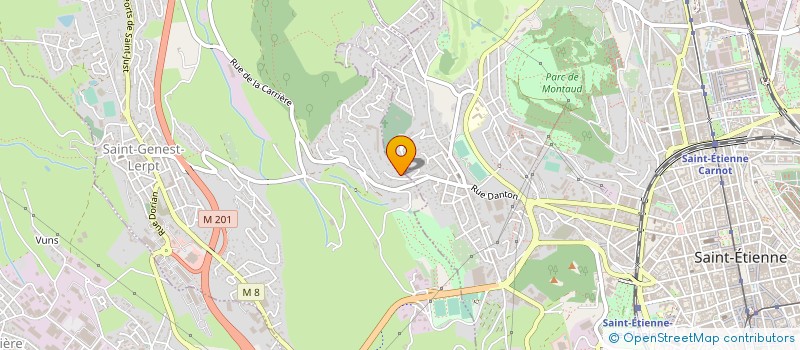 localisation de l'entreprise CALCAGNI à SAINT-GENEST-LERPT