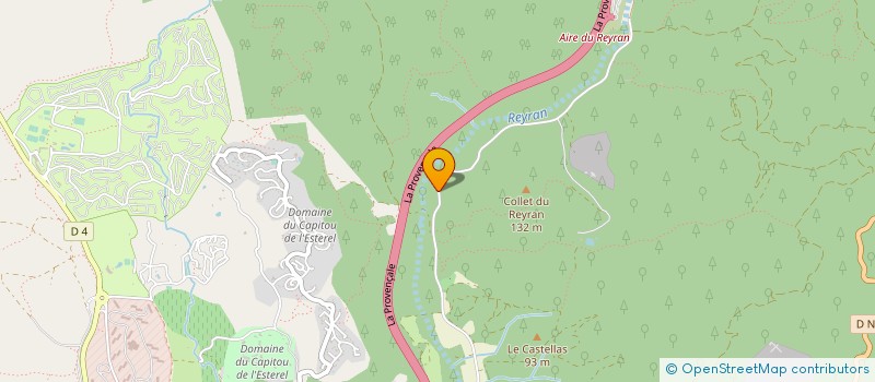 localisation de l'entreprise CALCAIRES DU MONT AURELIEN à FREJUS