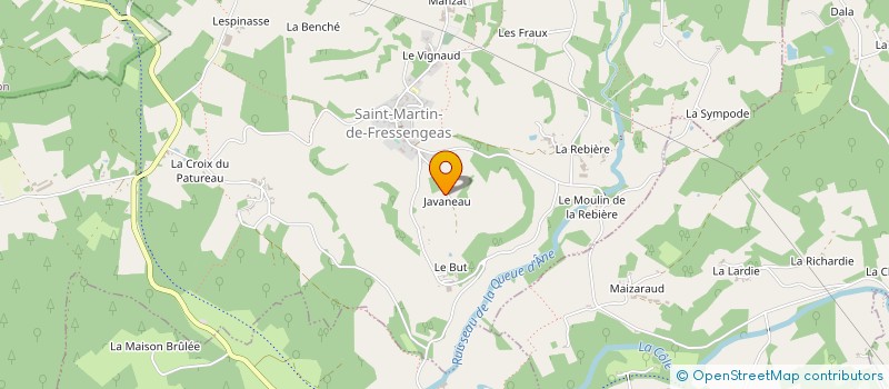 localisation de l'entreprise CALCAIRES ET DIORITE DU PERIGORD à THIVIERS