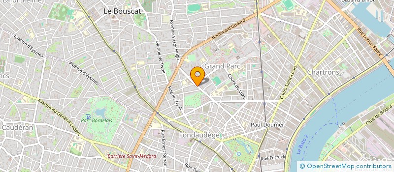 localisation de l'entreprise CALCAIROIDE  BORDEAUX