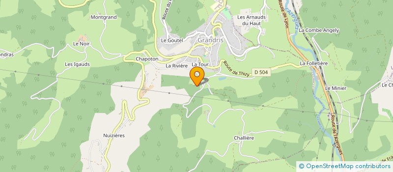 localisation de l'entreprise CALCHEMISE à SAINT-CYR-LE-CHATOUX