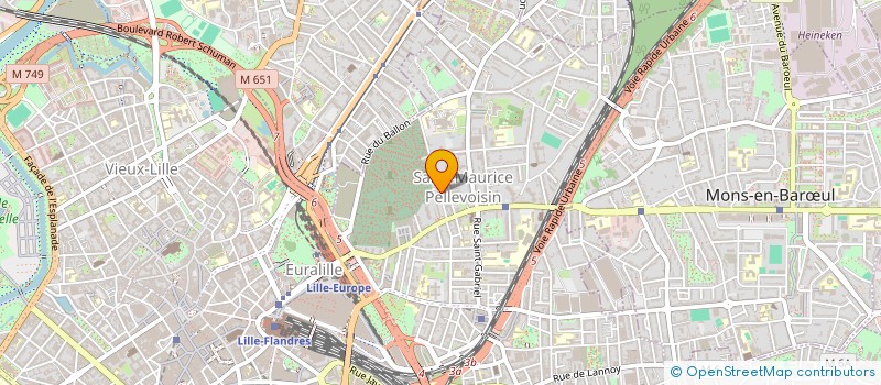 localisation de l'entreprise CALCINE à LILLE