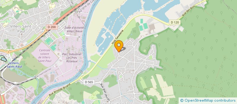 localisation de l'entreprise CALCIO FRANCE  ULLY-SAINT-GEORGES