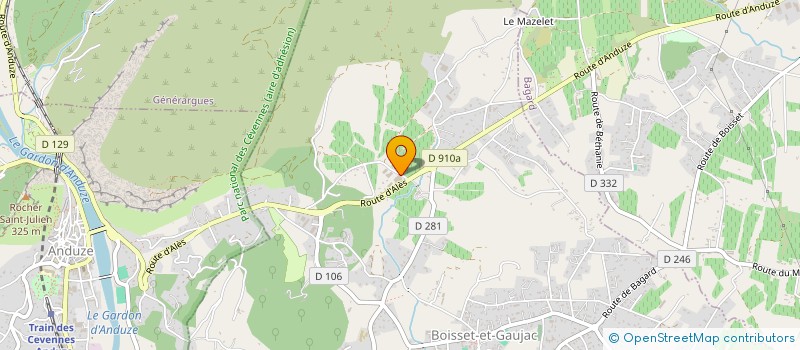 localisation de l'entreprise CALCULEMUS  BOISSET-ET-GAUJAC