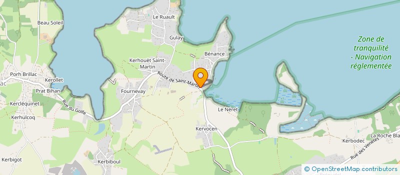 localisation de l'entreprise CALCULS-COMPOSITES  SARZEAU