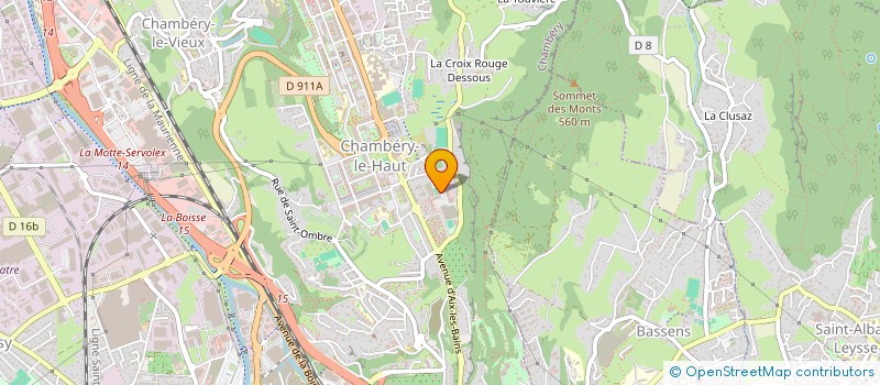localisation de l'entreprise CALCULS INGENIERIE à CHAMBERY