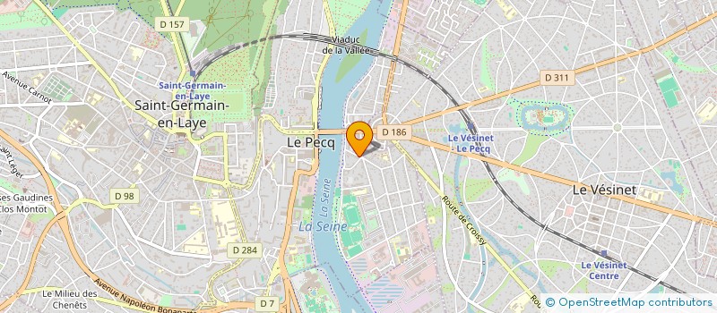 localisation de l'entreprise CALCULUM SERVICES  LE PECQ