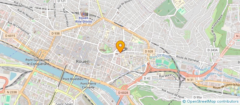 localisation de l'entreprise CALCUTTA à ROUEN