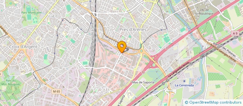 localisation de l'entreprise CALD à MONTPELLIER