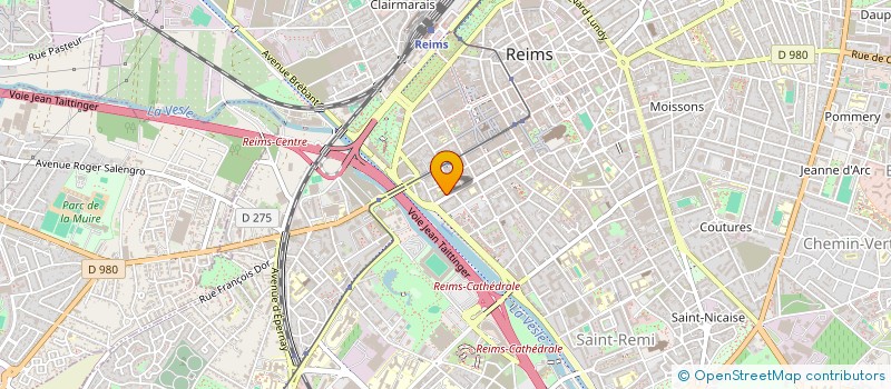 localisation de l'entreprise CALD  REIMS