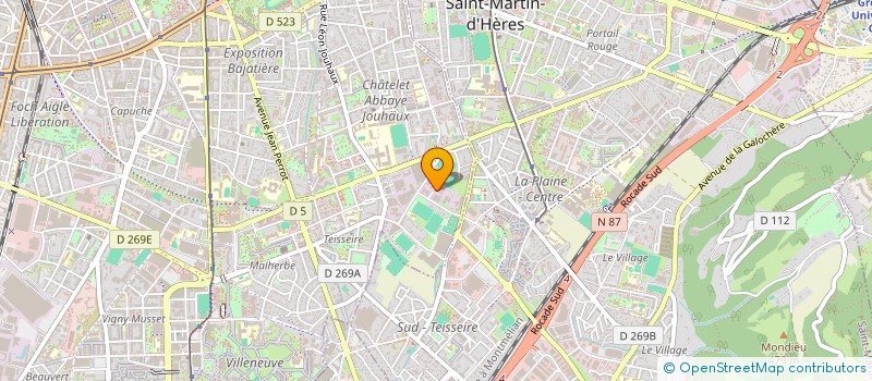 localisation de l'entreprise CALD'AIG  GRENOBLE