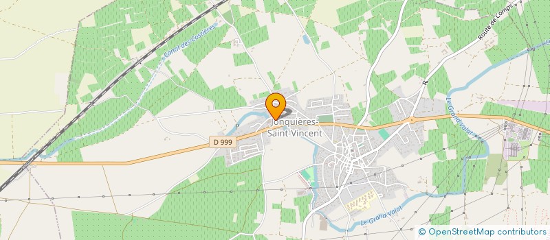 localisation de l'entreprise CALD AMENAGEMENT  JONQUIERES-SAINT-VINCENT