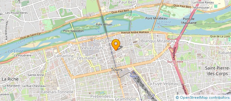 localisation de l'entreprise CALDA  TOURS