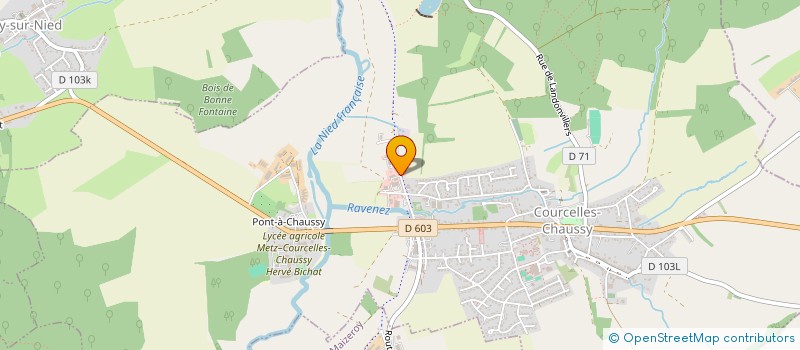 localisation de l'entreprise CALDA AUTO  COURCELLES-CHAUSSY