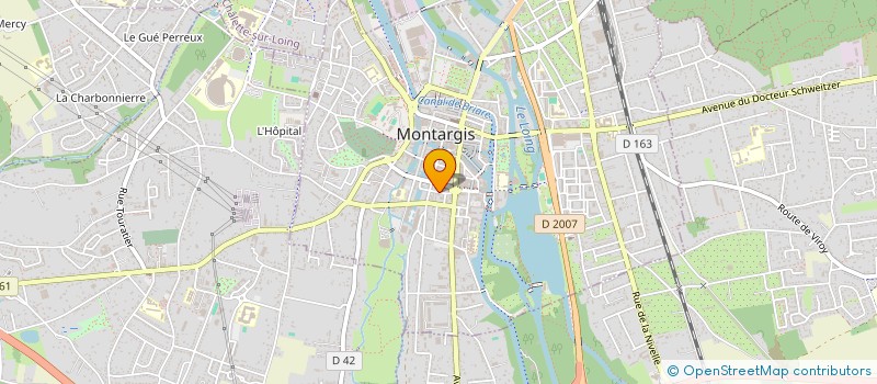 localisation de l'entreprise CALDARELLO à MONTARGIS