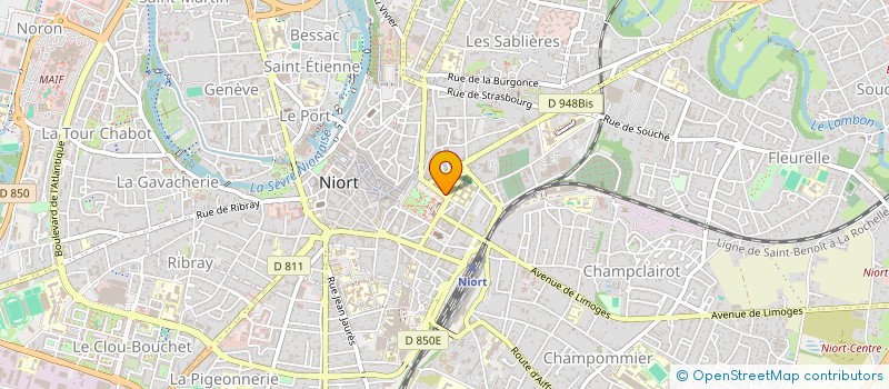 localisation de l'entreprise CALDEA POSE à NIORT