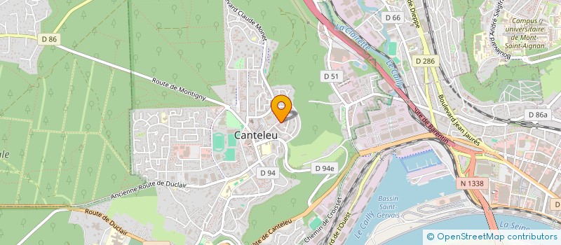 localisation de l'entreprise CALDEIRA  CANTELEU