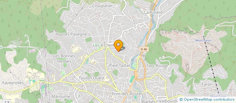 localisation de l'entreprise CALDENTEY ENGINEERING à TOULON