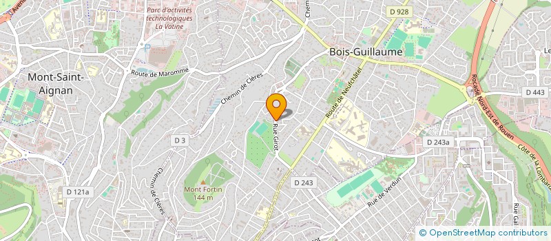 localisation de l'entreprise CALDER FESSART à BOIS-GUILLAUME