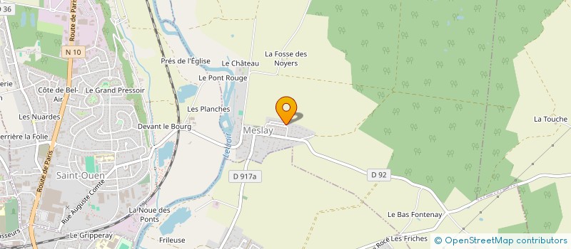 localisation de l'entreprise CALDERA  MESLAY