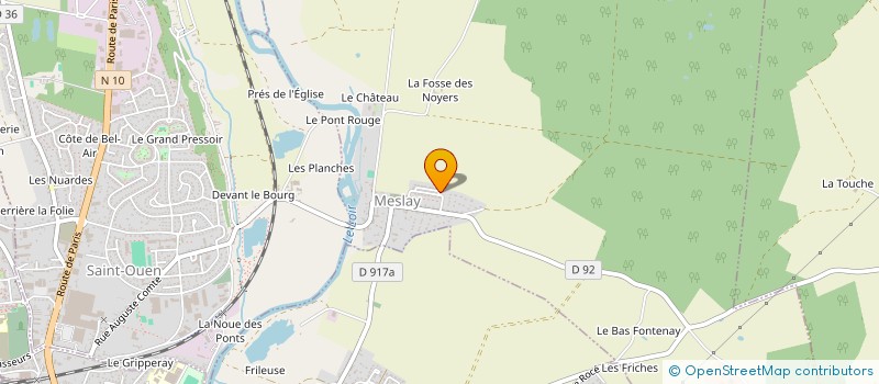 localisation de l'entreprise CALDERA-IMMO  MESLAY