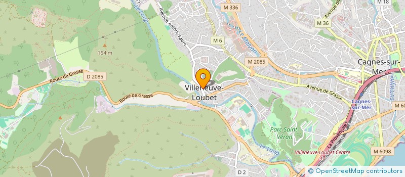 localisation de l'entreprise CALDERA IMMOBILIER à VILLENEUVE-LOUBET