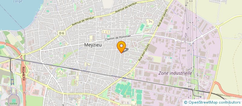 localisation de l'entreprise CALDERON  MEYZIEU