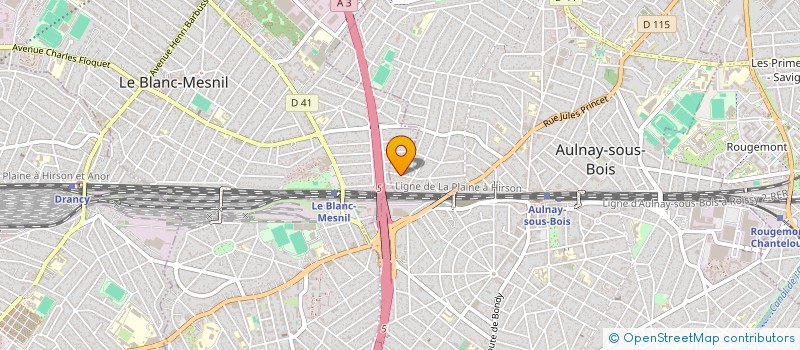 localisation de l'entreprise CALDERON CONCEPT  AULNAY-SOUS-BOIS
