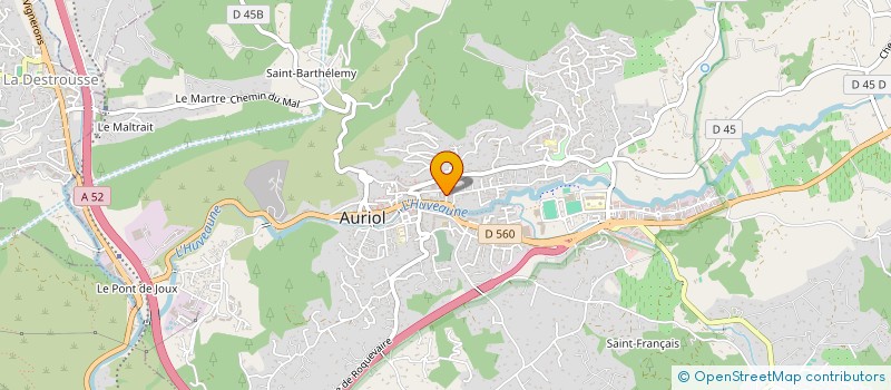 localisation de l'entreprise CALDERON GUILLAUME  AURIOL