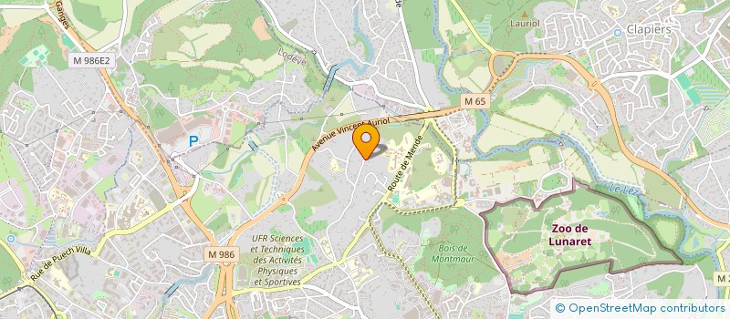 localisation de l'entreprise CALDERON J-MARC SOULIE ALAIN à MONTPELLIER