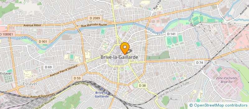 localisation de l'entreprise CALDIE DISTRI à BRIVE-LA-GAILLARDE